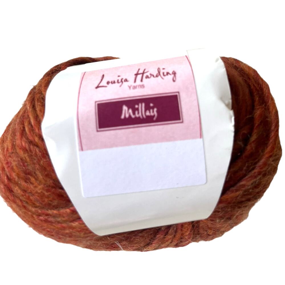 Louisa Harding MILLAIS - Wool Yarn 🧶 Crumble - Red Orange